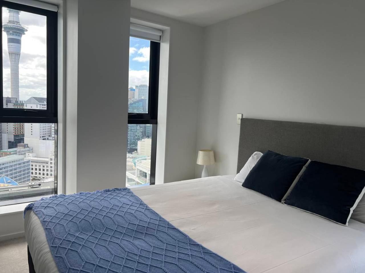Stunning 3 Bedroom Penthouse Apt In Auckland Cbd Zewnętrze zdjęcie